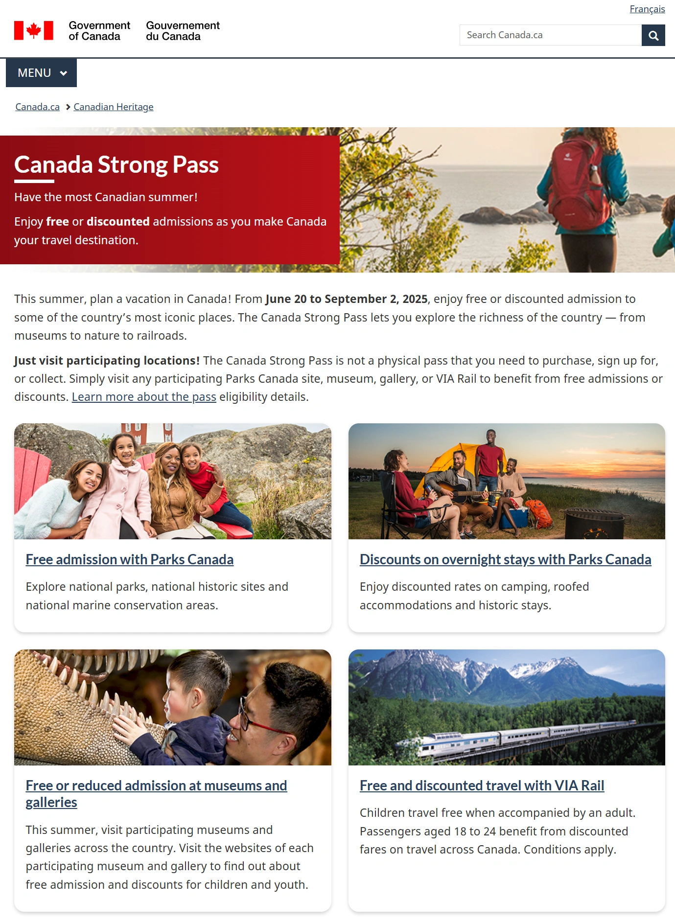 什么是Canada Strong Pass