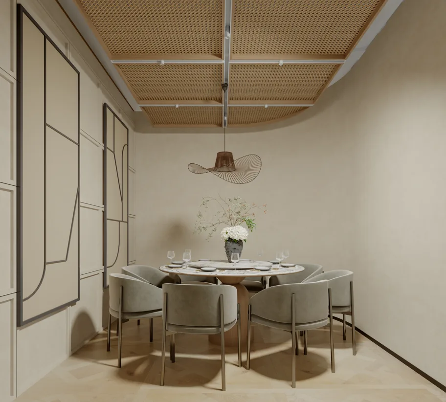 中餐廳包廂輕奢設計